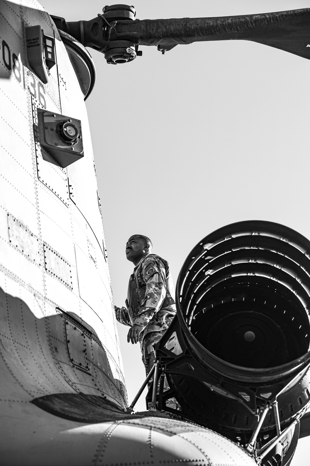 Flight on an 82nd CAB CH-47