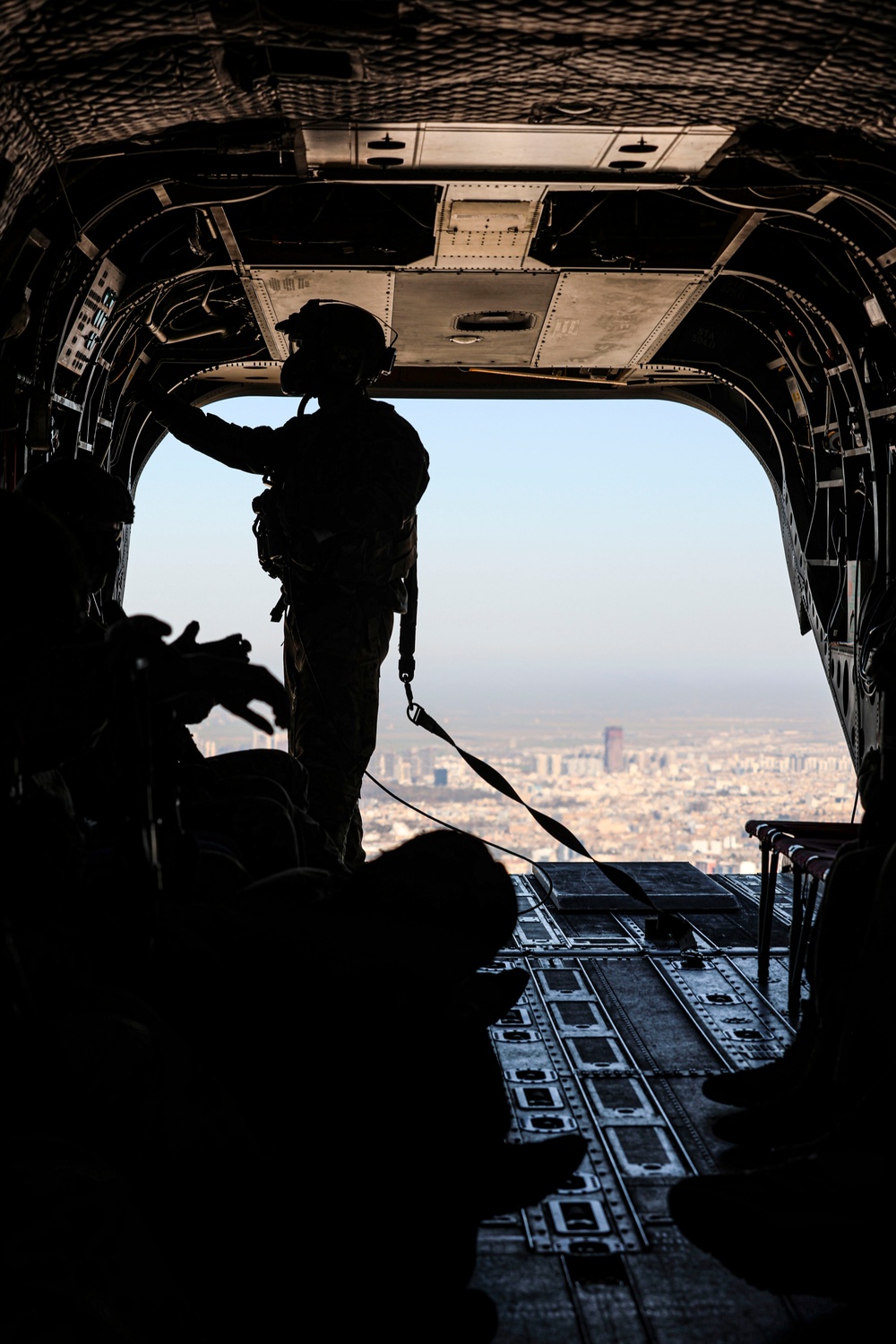 Flight on an 82nd CAB CH-47