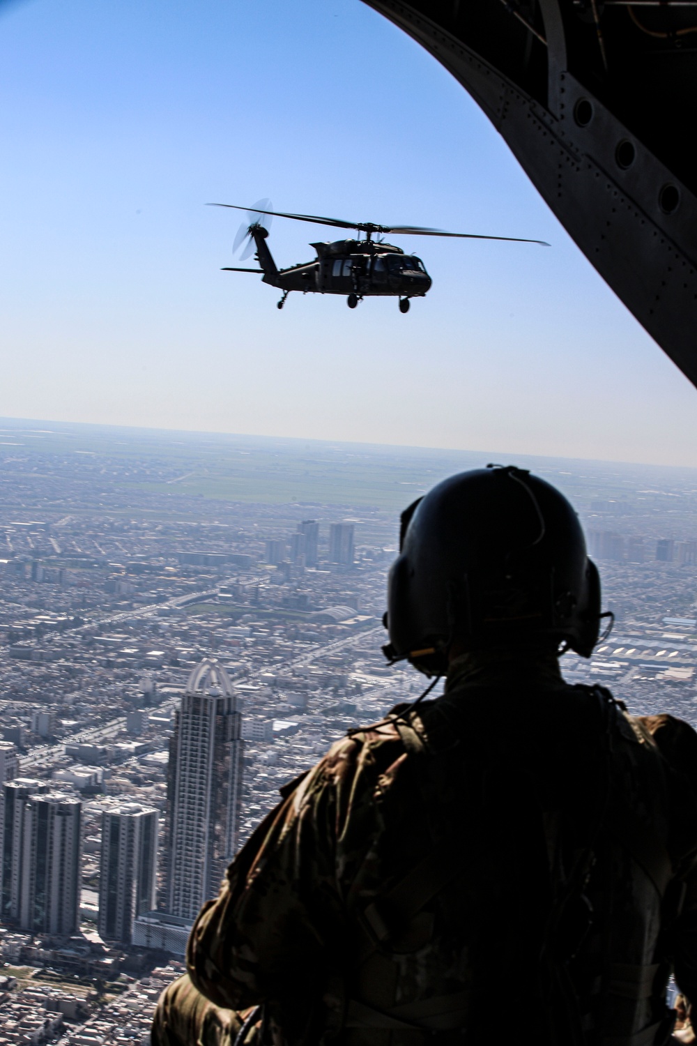 Flight on an 82nd CAB CH-47