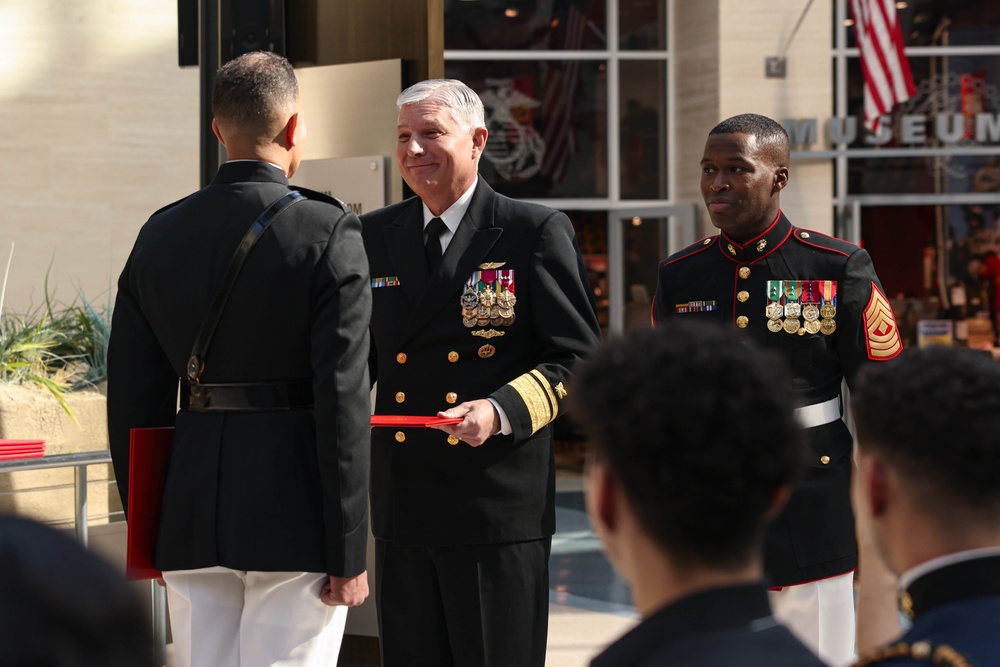 Col. Jones retires at the National Museum of the Marine Corps after 33 years of service