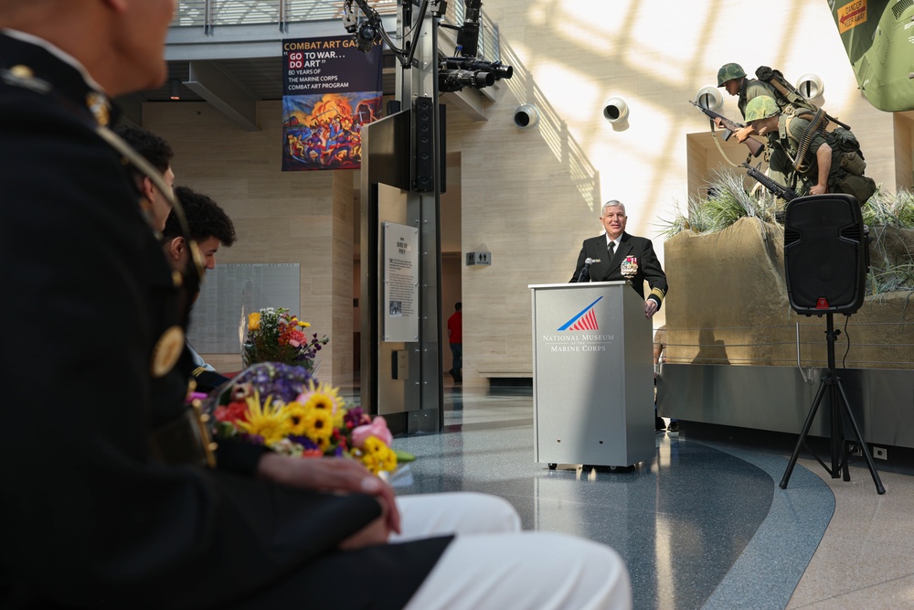 Col. Jones retires at the National Museum of the Marine Corps after 33 years of service