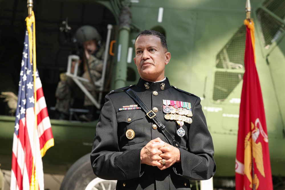 Col. Jones retires at the National Museum of the Marine Corps after 33 years of service