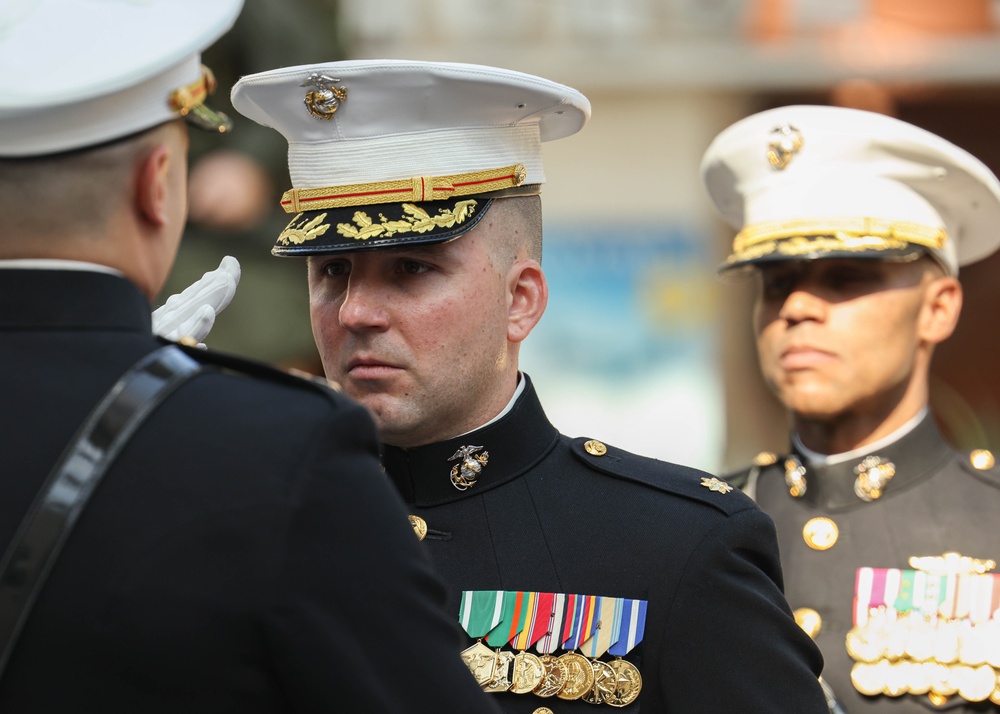 Col. Jones retires at the National Museum of the Marine Corps after 33 years of service