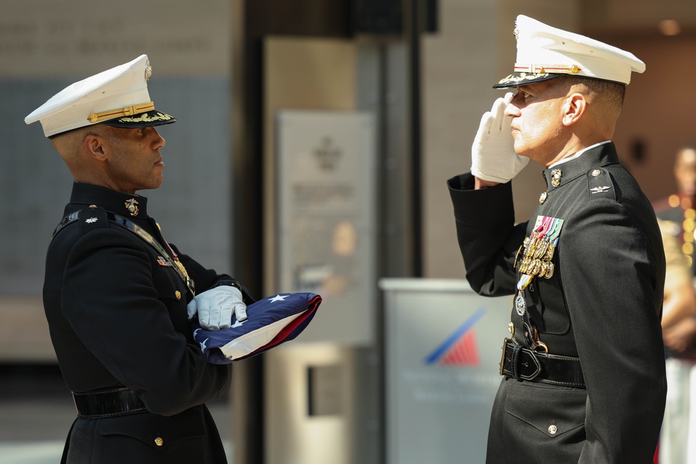 Col. Jones retires at the National Museum of the Marine Corps after 33 years of service