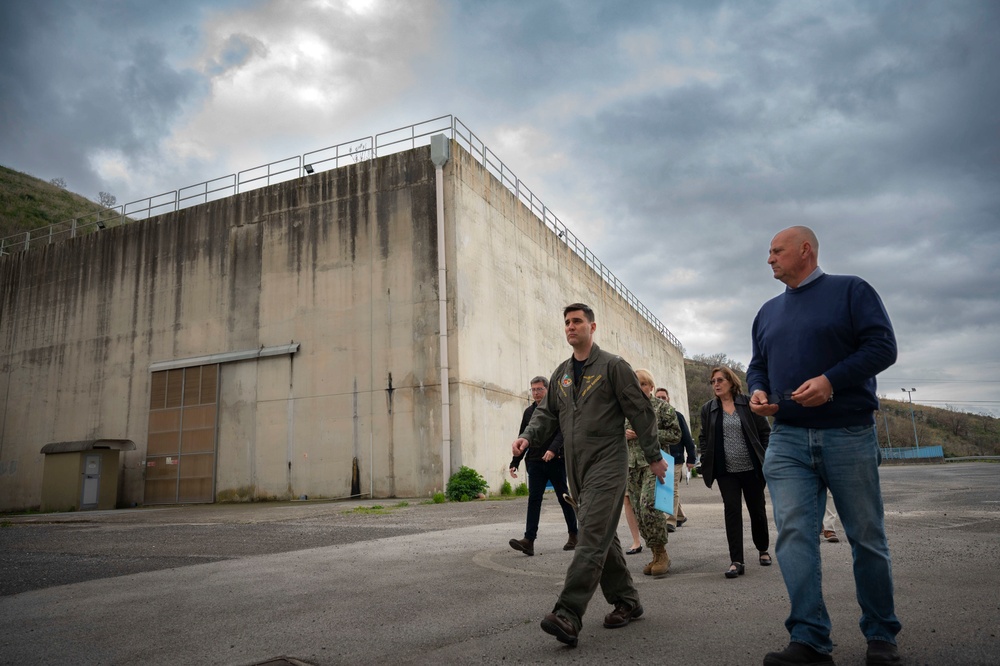 Naval Support Activity Naples Commander Visits Water Treatment Facility