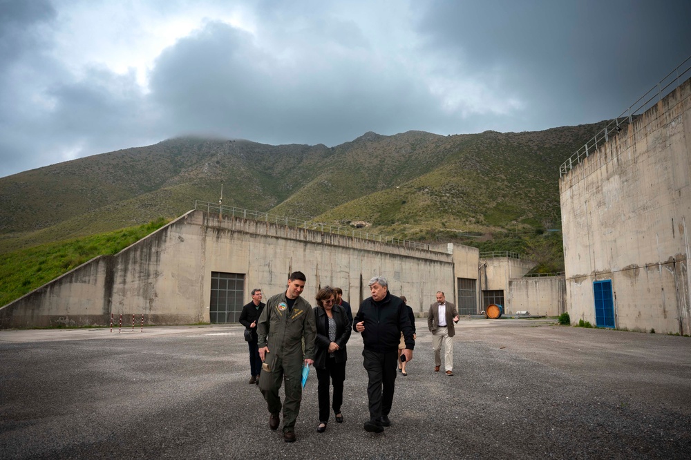 Naval Support Activity Naples Commander Visits Water Treatment Facility