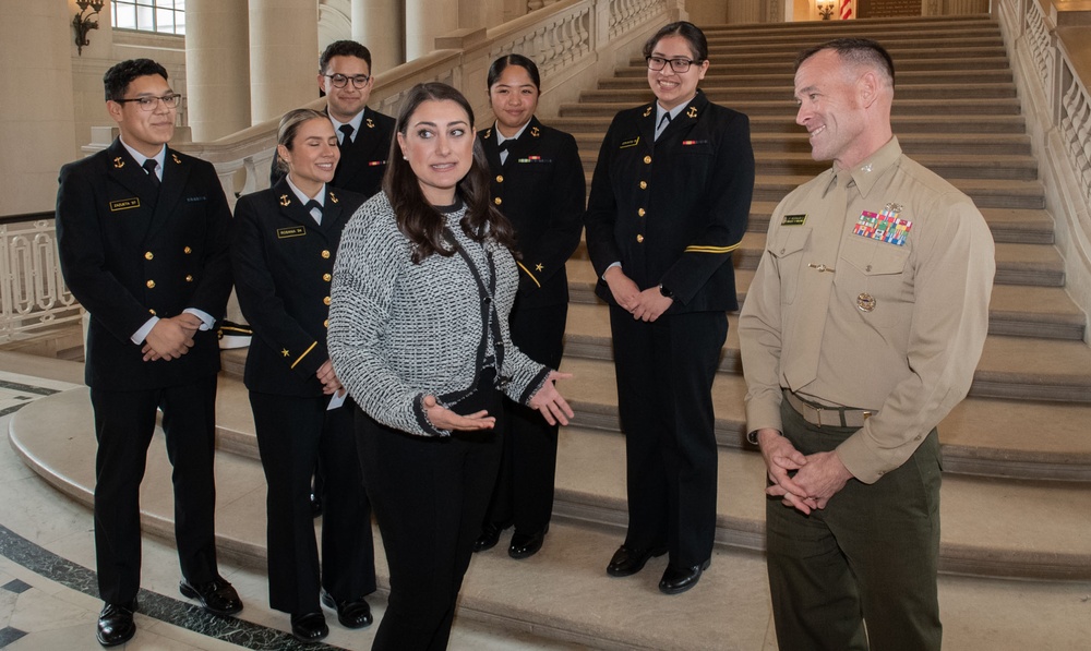 Congresswoman Sara Jacobs visits U.S Naval Academy