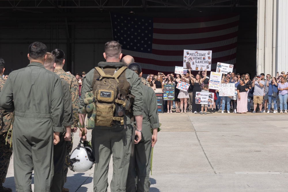 26th MEU(SOC) Marines return from eight-month deployment as the Tri-GCC Immediate Crisis Response Force