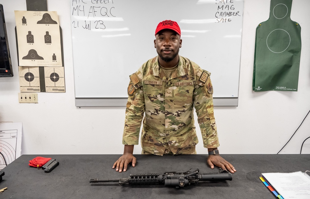 Gunfighter of the Week Airman 1st Class Keylan Green