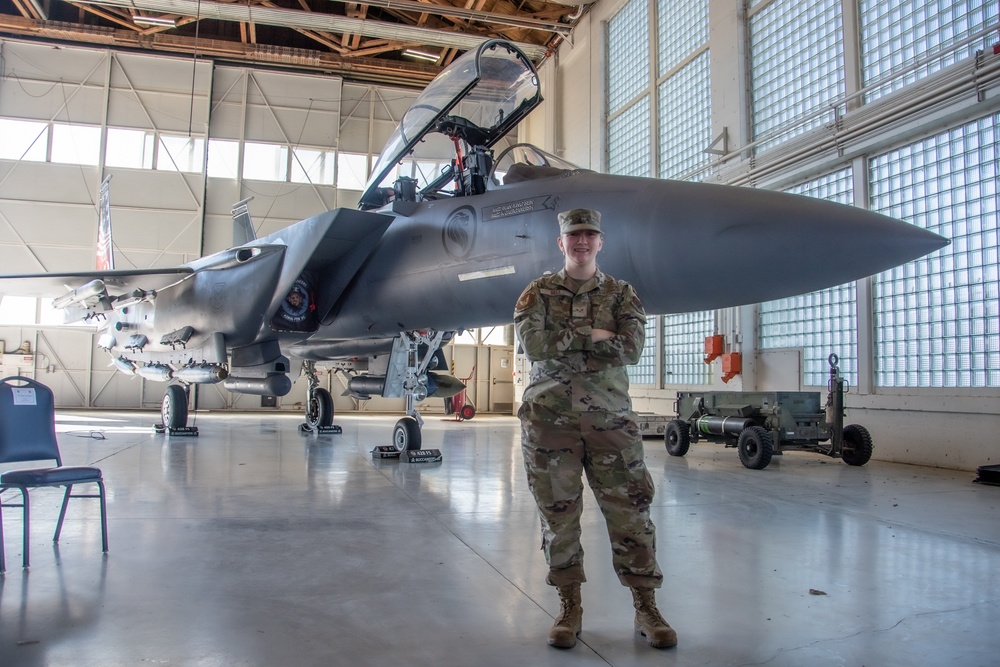 SrA Amber Bell at Mountain Home AFB