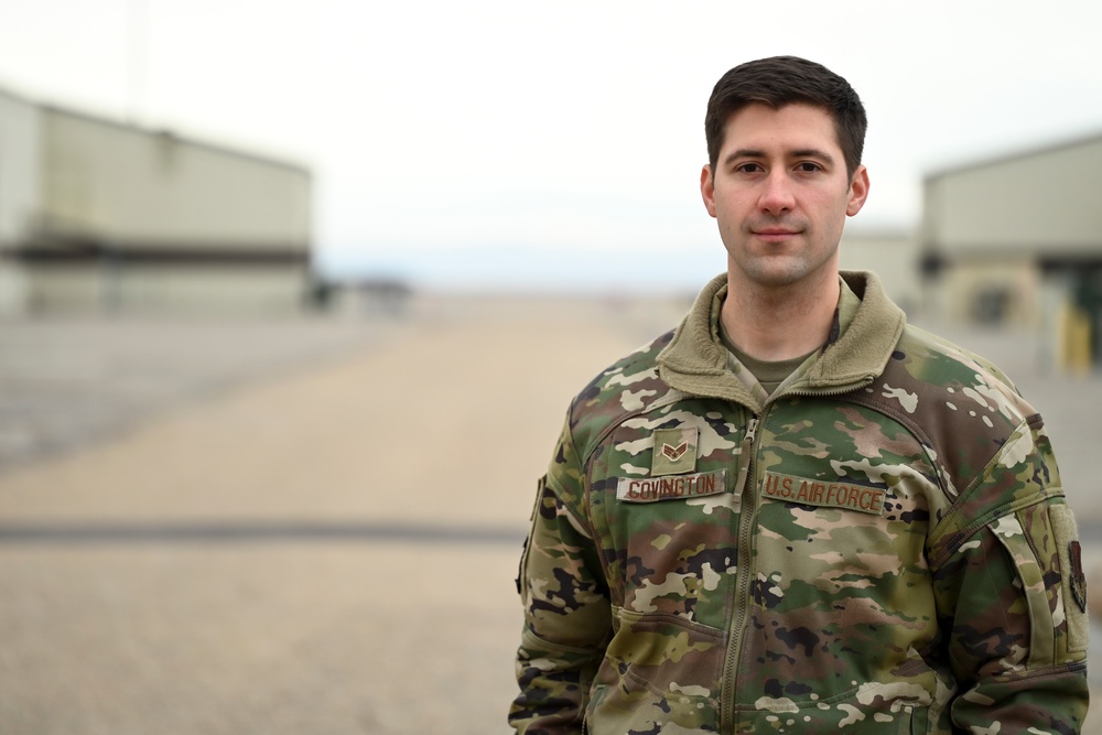 Gunfighter of the Week Senior Airman Bryan Covington