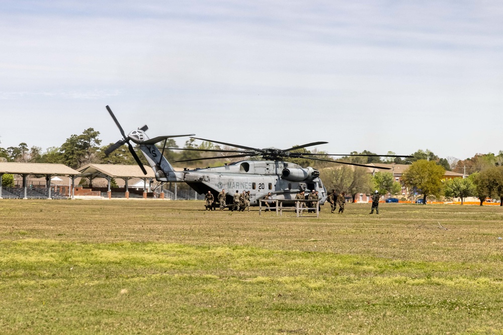 26th MEU(SOC) Marines and Sailors embarked on the USS Bataan (LHD 5) arrive on Camp Lejeune after eight-month Deployment as the Tri-GCC Immediate Crisis Response Force