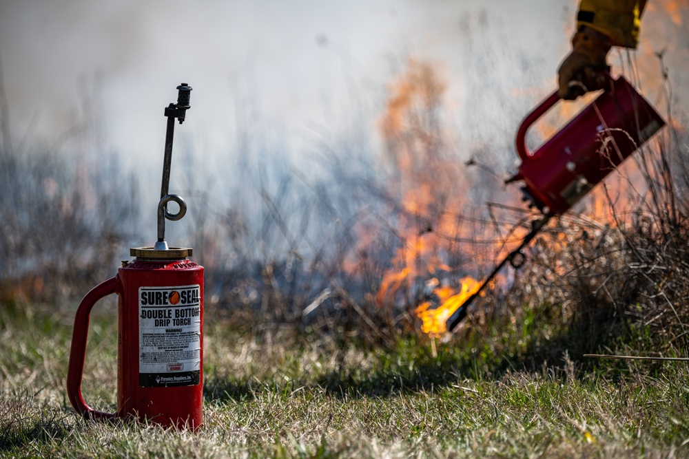 Huffman Prairie Prescribed Burn