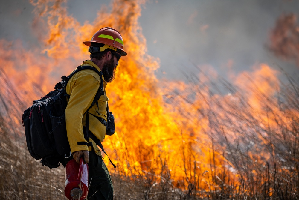 Huffman Prairie Prescribed Burn