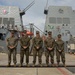 US Marines visit the USS Rafael Peralta (DDG 115)