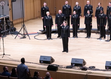 Navy Band Sea Chanters performs in Ft. Worth