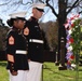 U.S. Marines lay Presidential Wreath for James Madison at Montpeleir