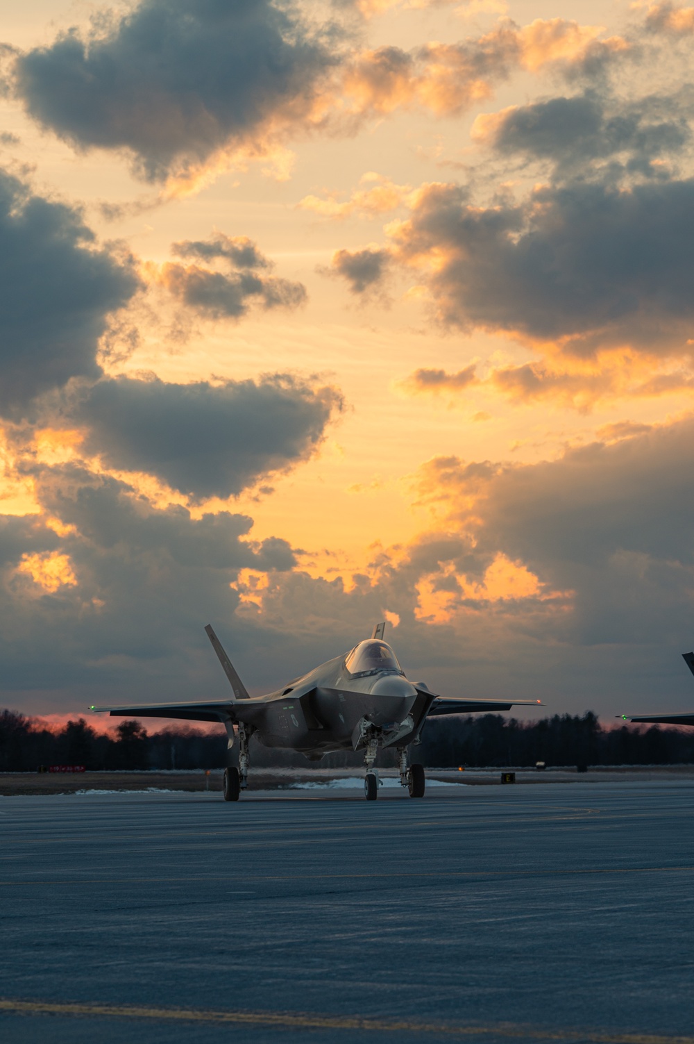 F-35s Take to the Skies for Night Flight