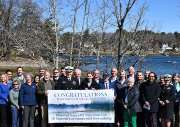 Portsmouth Naval Shipyard Celebrates EPA Superfund Site Delisting