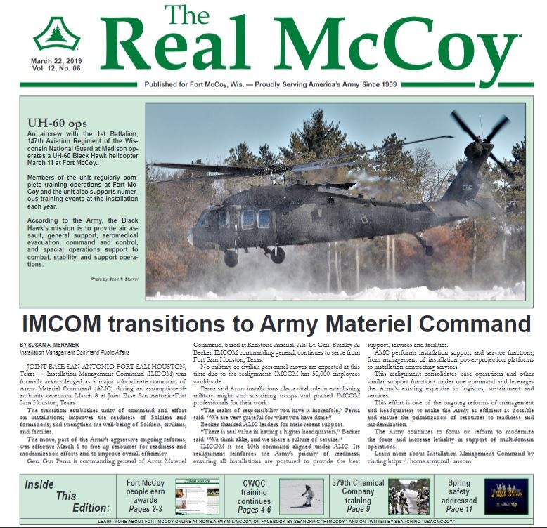 This Month in Fort McCoy History — March