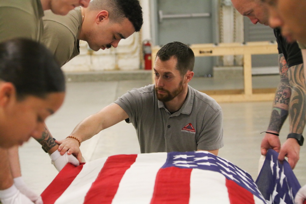 ARNG Soldiers from 9 states, territories conduct funeral honors training in Virginia Beach