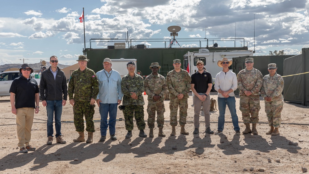 Canadian Military meets with Army Soldiers and Contractors for Experimentation during Project Convergence Capstone 4