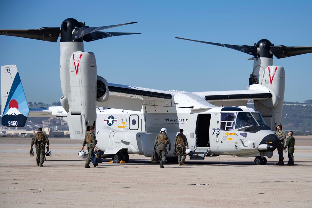 CMV-22B Osprey Functional Check Flight