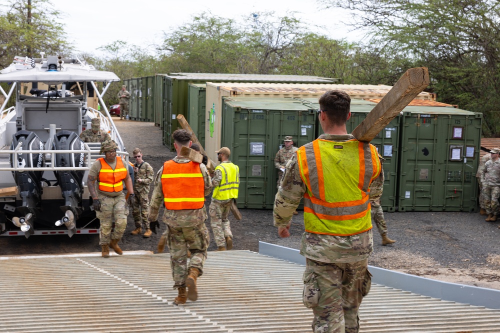 Soldiers load up LSV3 in preparation for Operation Pathways