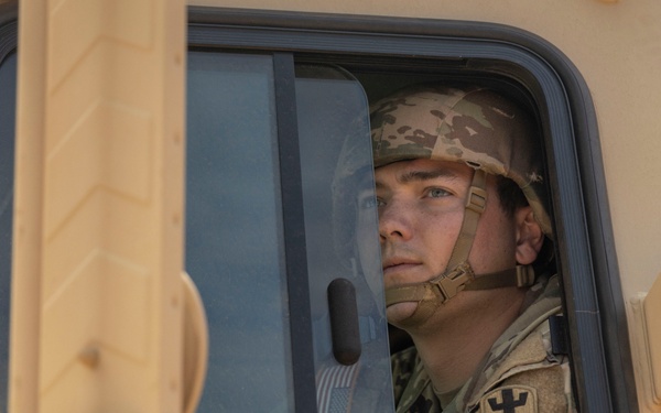 Soldiers load up LSV3 in preparation for Operation Pathways