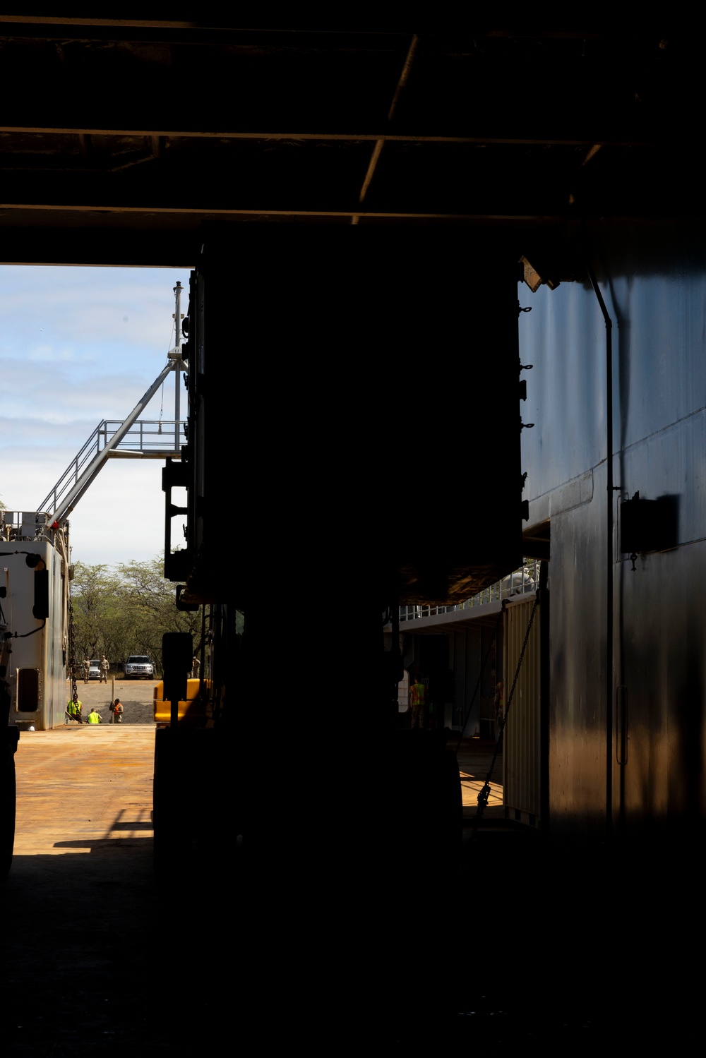 Soldiers load up LSV3 in preparation for Operation Pathways