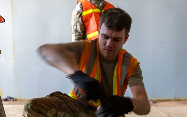 Soldiers load up LSV3 in preparation for Operation Pathways