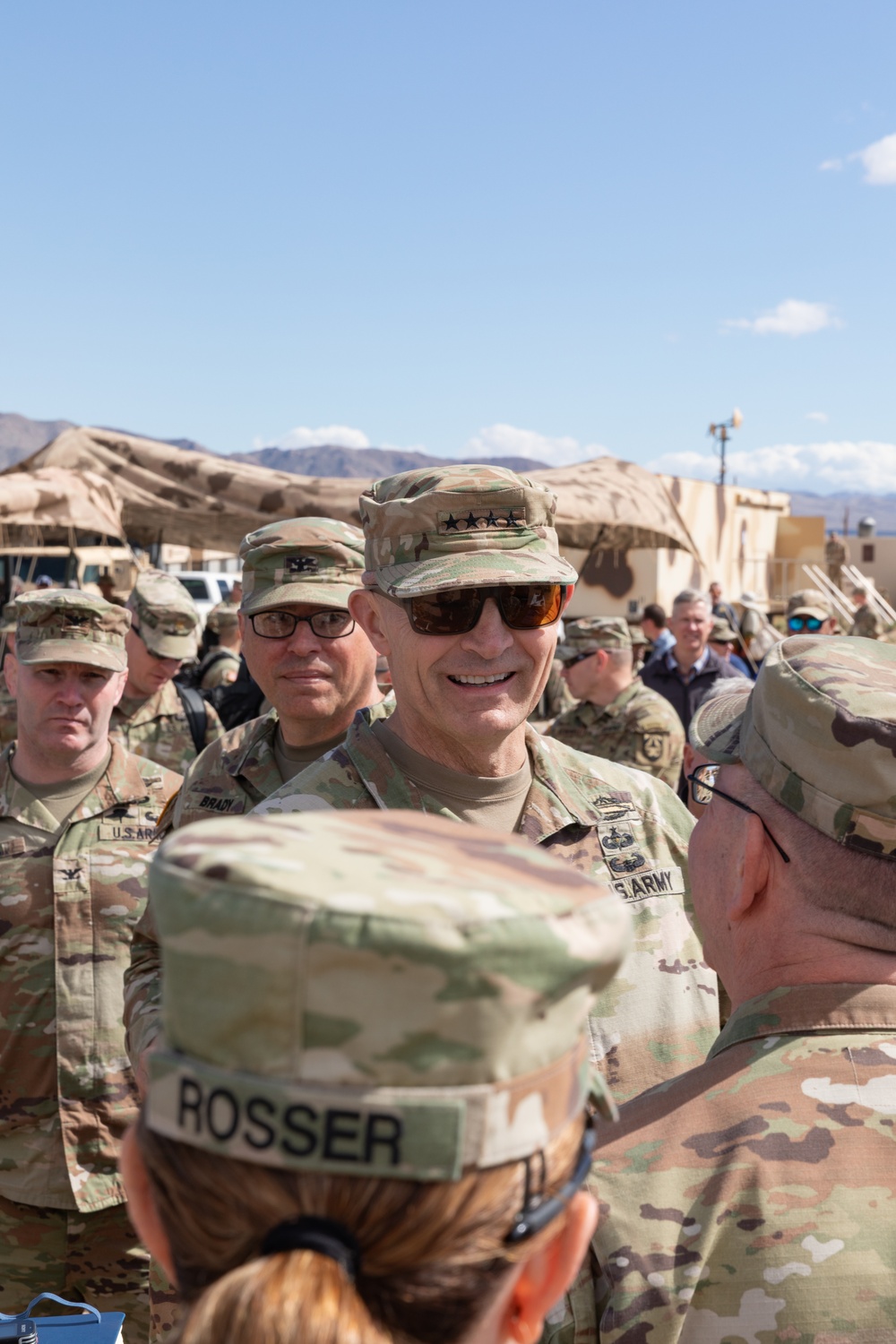 Chief of Staff of the Army visits Project Convergence Capstone 4