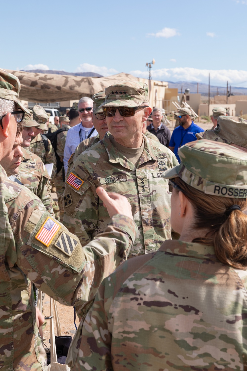 Chief of Staff of the Army visits Project Convergence Capstone 4