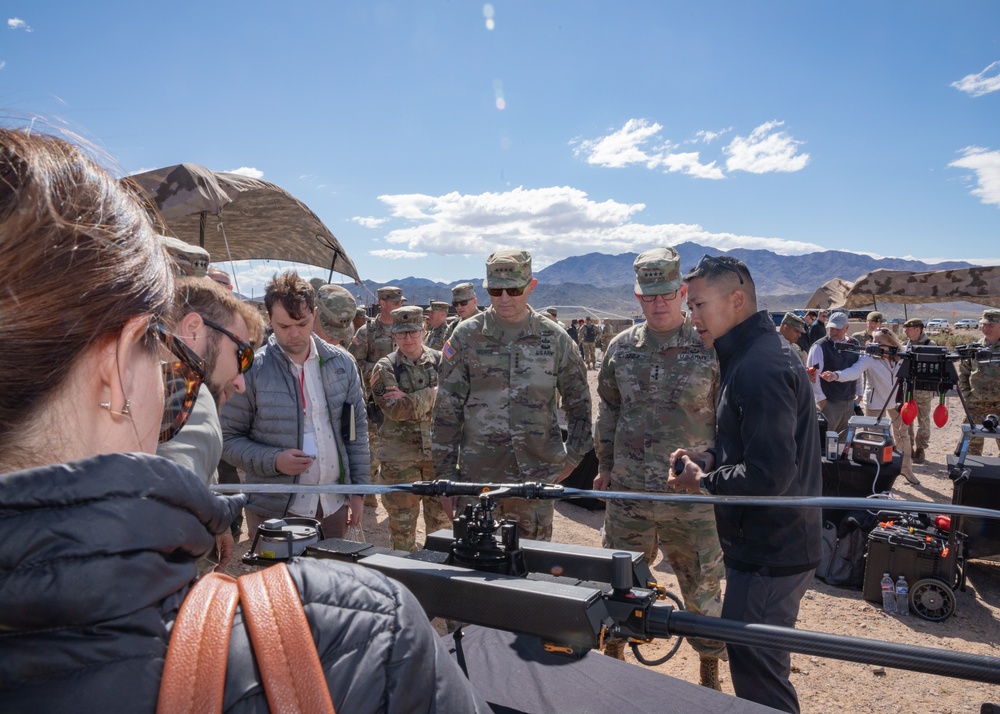 Chief of Staff of the Army visits Project Convergence Capstone 4