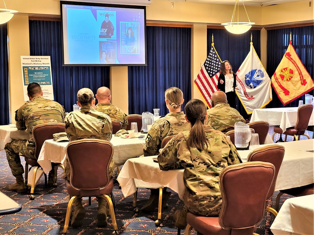 Fort McCoy holds special event to observe 2024 Women’s History Month at installation