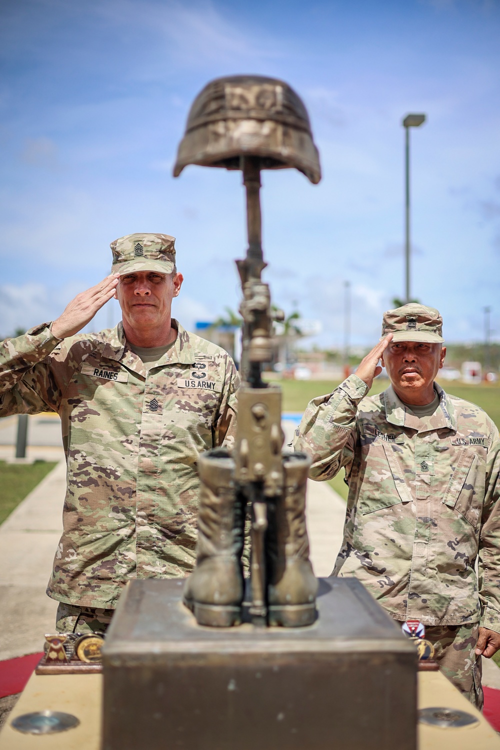 Command Sgt. Maj. of the Army National Guard visits Guam