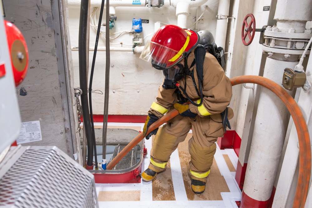 USS New Orleans (LPD 18) Conducts 8010 VE Drill on March 11, 2024