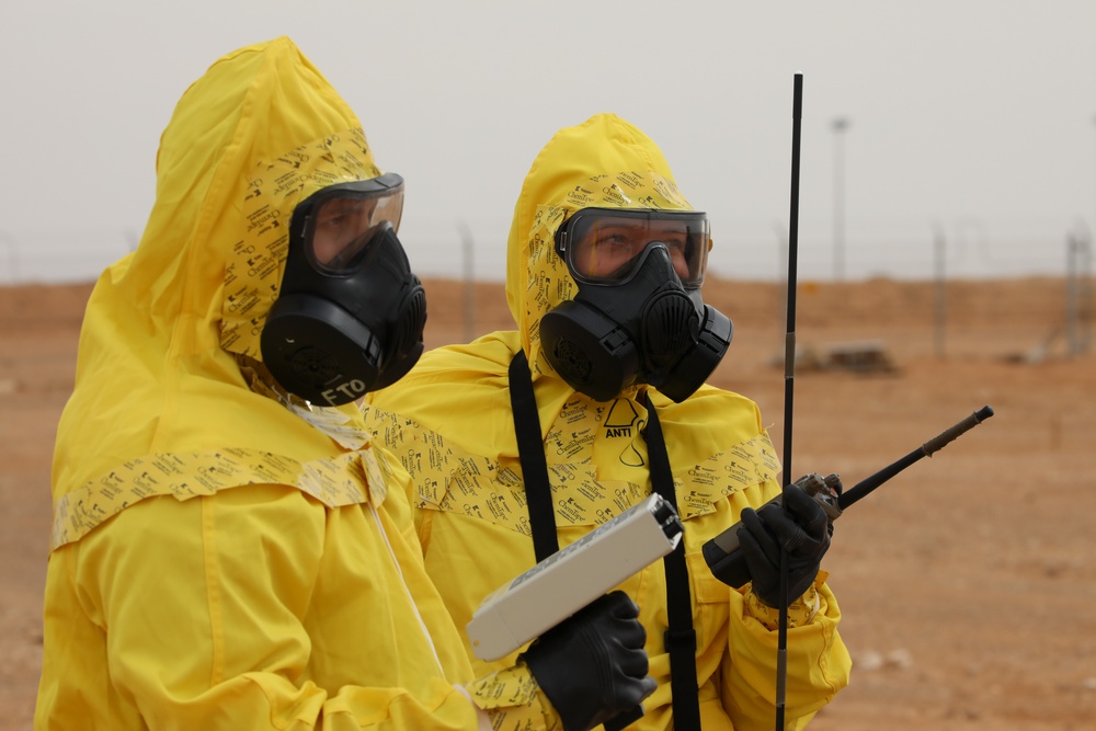 Chemical, Biological, Radiological, and Nuclear Defense (CBRN) scenario-based decontamination training