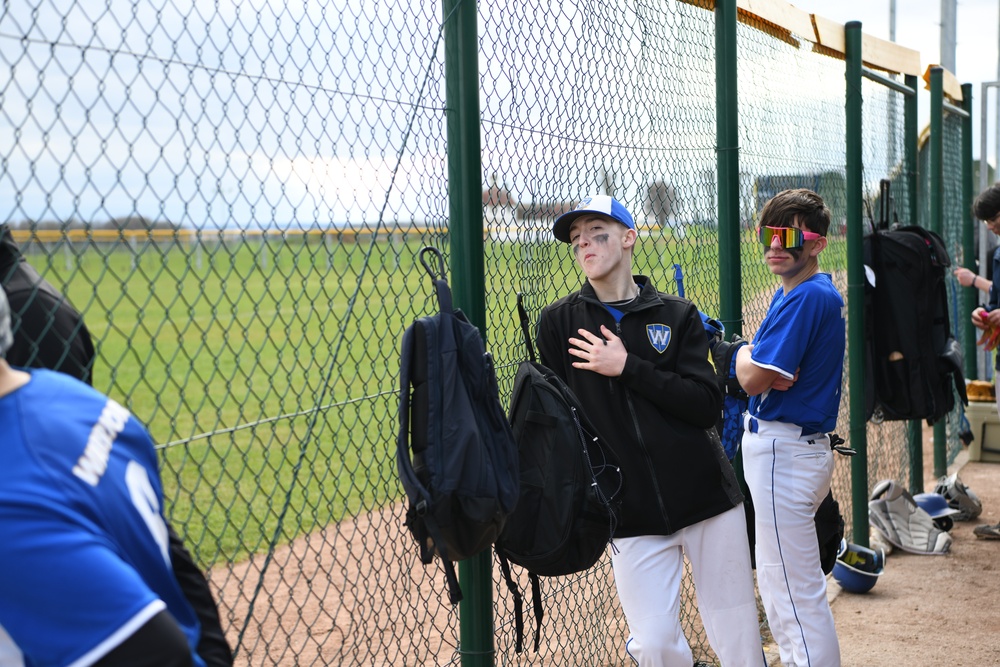 Wiesbaden High School hosts inaugural softball and baseball games