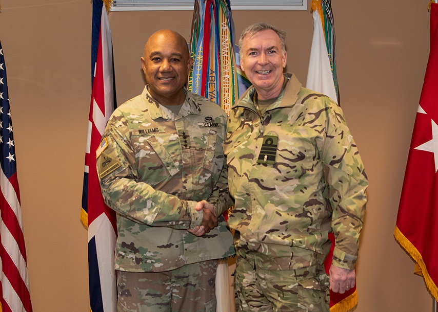 Admiral Radakin, Chief of Defence Staff, U.K., visits U.S. Army Europe and Africa Headquarters