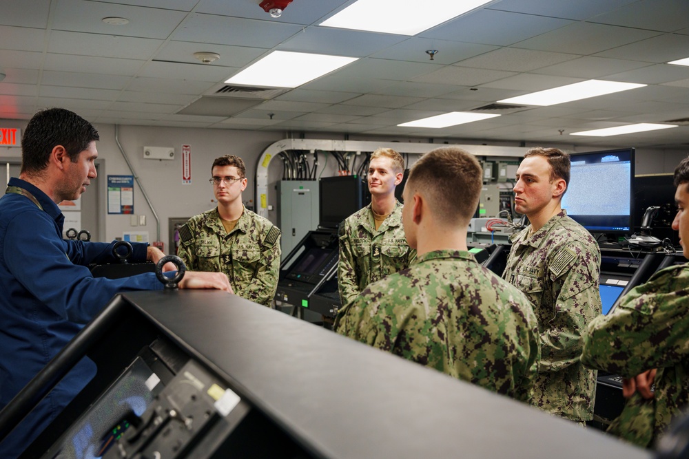 USNA Midshipmen Visit on March 6, 202