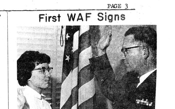 News Clipping - First WAF Signs