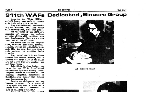 Newspaper Clipping - WAFS dedicated, Sincere Group