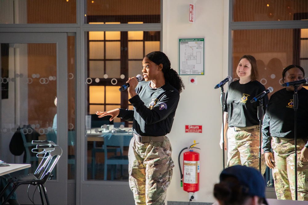 Musical medicine: US Army musicians lift spirits at Stockholm hospital