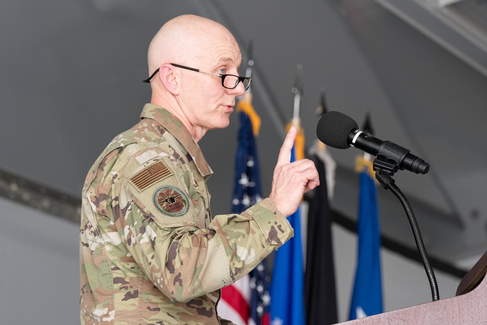 Director of F-35 Joint Program Office Delivers Keynote at Officer Training School's Class 24-06 Graduation, Commissioning New Air Force and Space Force Officers