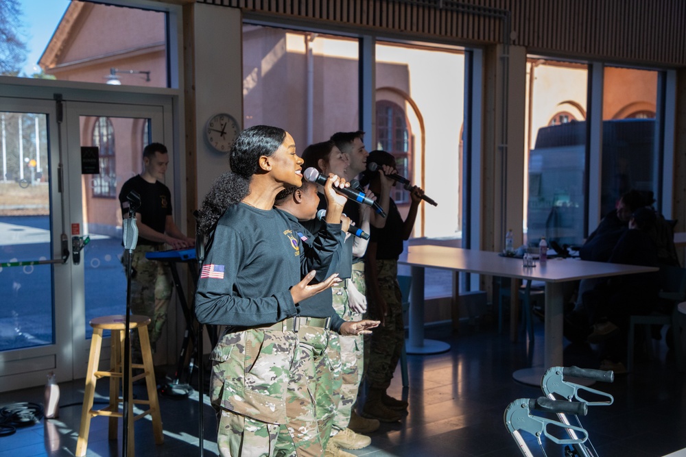 Musical medicine: US Army musicians lift spirits at Stockholm hospital