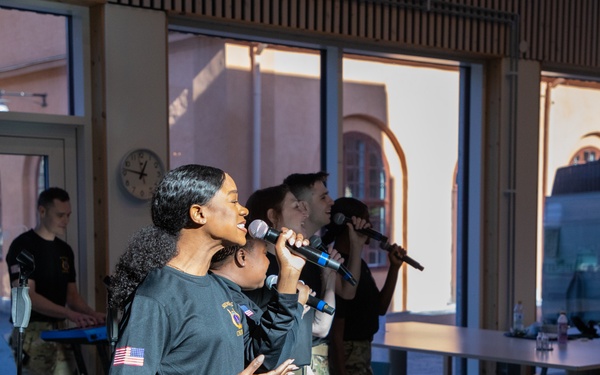 Musical medicine: US Army musicians lift spirits at Stockholm hospital