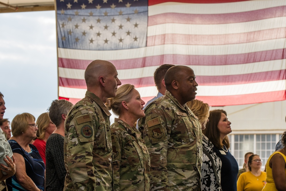Top Military Leaders Sing U.S. Air Force Song at Officer Training School's Class 24-06 Graduation, Commissioning New Air and Space Force Officers