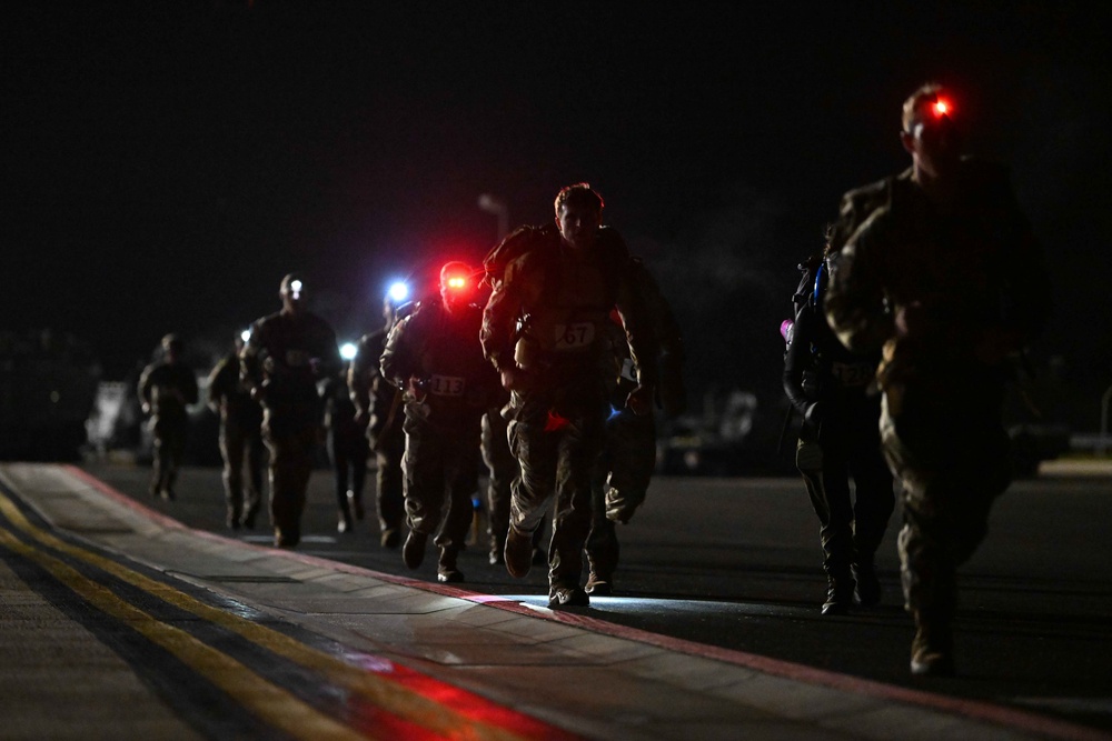 Spangdahlem AB conducts Norwegian Foot March
