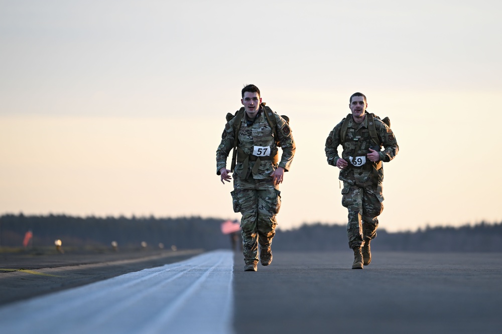 Spangdahlem AB conducts Norwegian Foot March